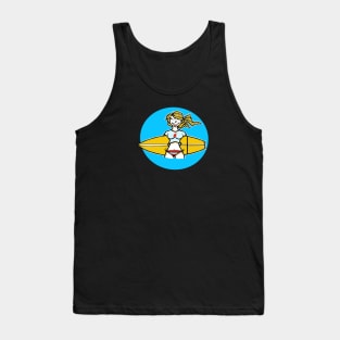 Surfer Girl Trestles San Clemente California Tank Top